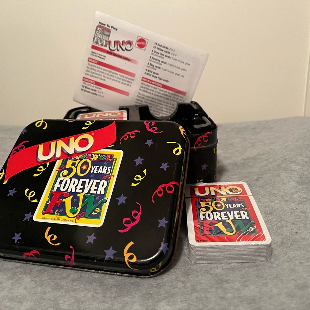 SEALED 50th Anniversary UNO Card Game Set